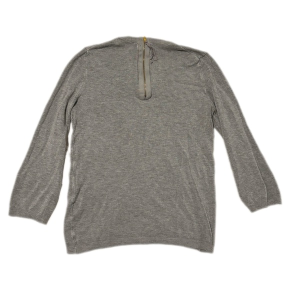 Philosophy Grey 3/4 Sleeve Crew Neck Sweater - Picture 4 of 4